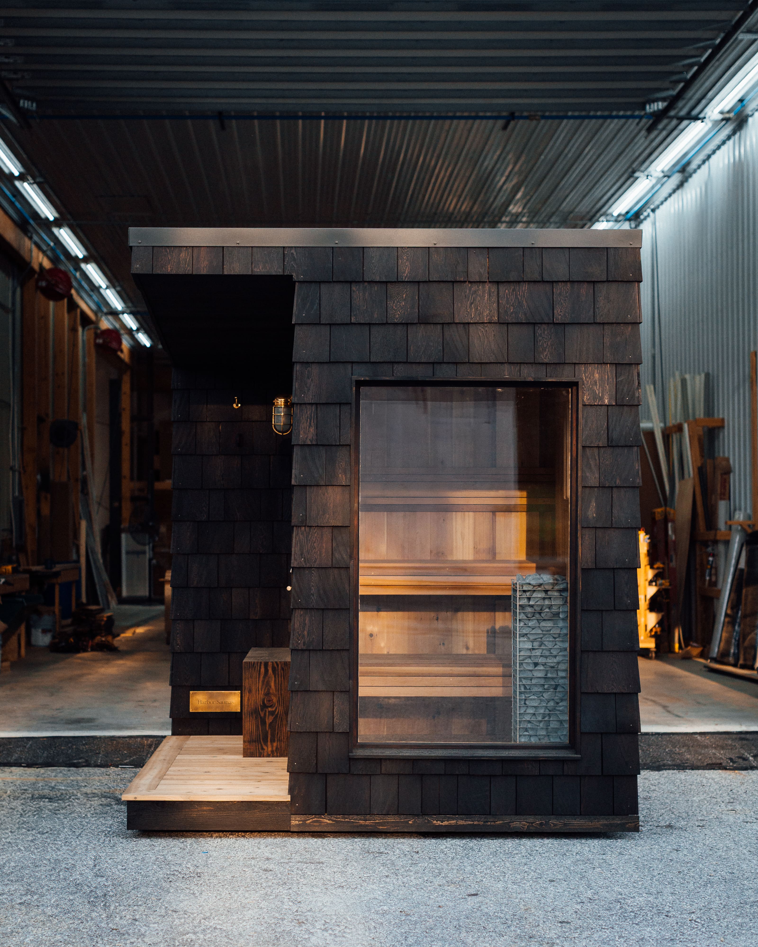 Custom Cedar Shake Iska Sauna